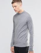 Brave Soul Turtleneck Sweater - Gray