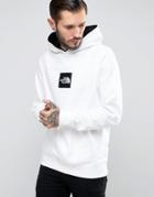The North Face Hoodie With Embroidered Patch In White - White