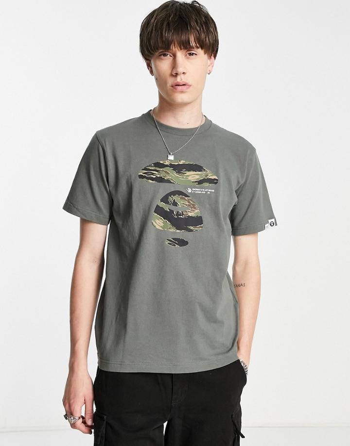 Aape By A Bathing Ape Urban Army T-shirt In Green