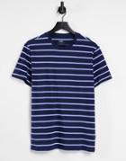Lee Stripe T-shirt-navy