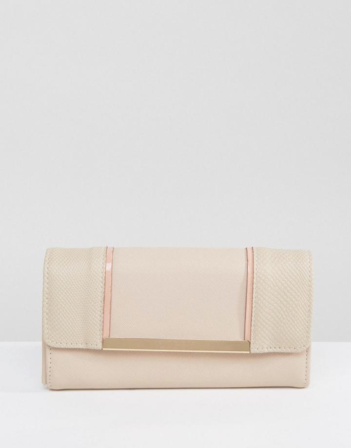Lipsy Nude And Pink Paneled Purse - Pink