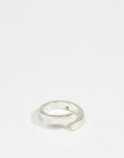 Icon Brand Wrap Ring In Silver - Silver