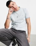 Farah Short Sleeve T-shirt In Light Blue
