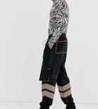 Collusion Utility Pants With Bellow Pockets - Black