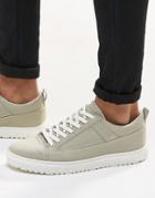 Asos Sneakers In Gray With Cleated Sole - Gray