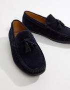 Brave Soul Tassel Loafers In Navy - Blue
