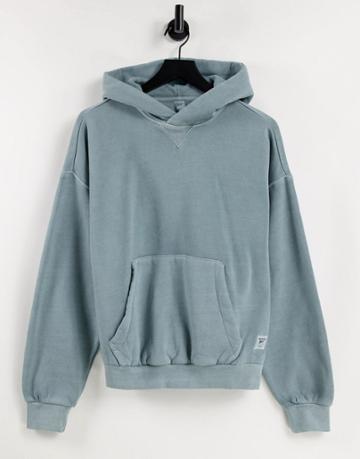 Reebok Natural Dye Hoodie In Powder Blue-blues