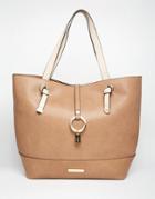 Dune Tote Bag In Taupe - Taupe