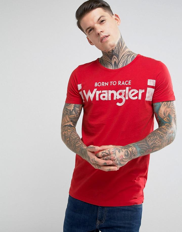 Wrangler 1947 Pompeian T-shirt - Red