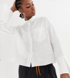 Collusion Tall Boxy Shirt With Oversized Sleeve - White