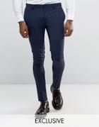 Noak Super Skinny Suit Pants - Navy