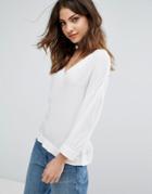 Vero Moda Tie Back Blouse - White