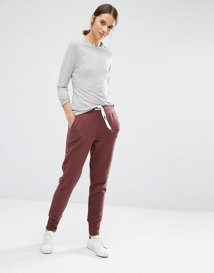 Vero Moda Contrast Tie Jogger - Brown
