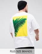 Friend Or Faux Plus Fletcher Printed T-shirt - White