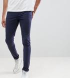 Asos Design Tall Super Skinny Jeans In Navy - Navy