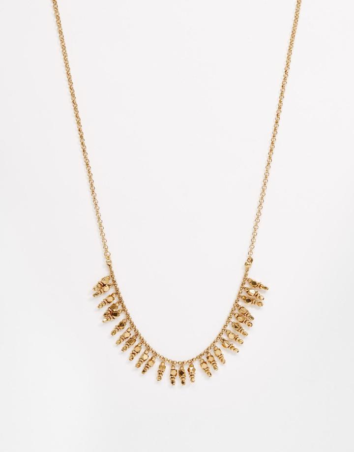 Pieces Brite Long Necklace - Gold