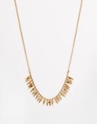 Pieces Brite Long Necklace - Gold