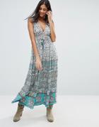 Raga Far Lands Printed Maxi Dress - Multi