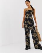 Emory Park Cami Jumpsuit In Oversized Floral