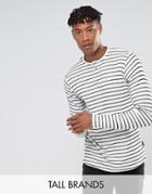D-struct Tall Henley Long Sleeve Top - Navy