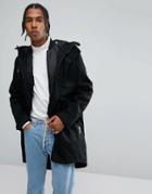 Adidas Originals Utility Parka With Detachable Jacket In Black Br7001 - Black