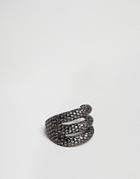 Simon Carter Claw Ring In Antiqued Silver - Silver