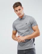 Ted Baker Polo In Texture - Gray