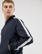 French Connection Baseball Arm Stripe Jacket
