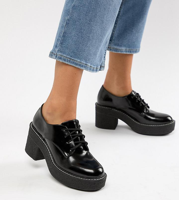 Bershka Heeled Brogue