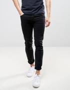 Ldn Dnm Black Skinny Jeans - Black