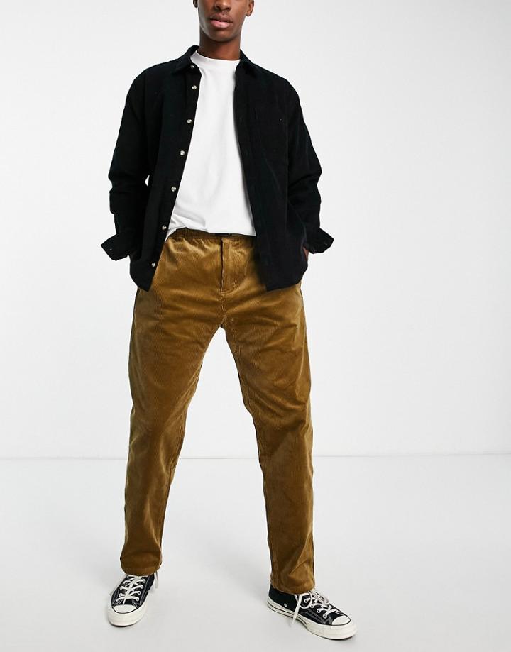 Gramicci Stretch Corduroy Pants In Brown