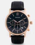 Sekonda Watch With Leather Strap 3406 - Brown
