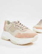 Dune Escape Chunky Sole Sneakers - Beige