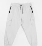 New Look Relaxed Fit Tech Sweatpants In Stone-neutral