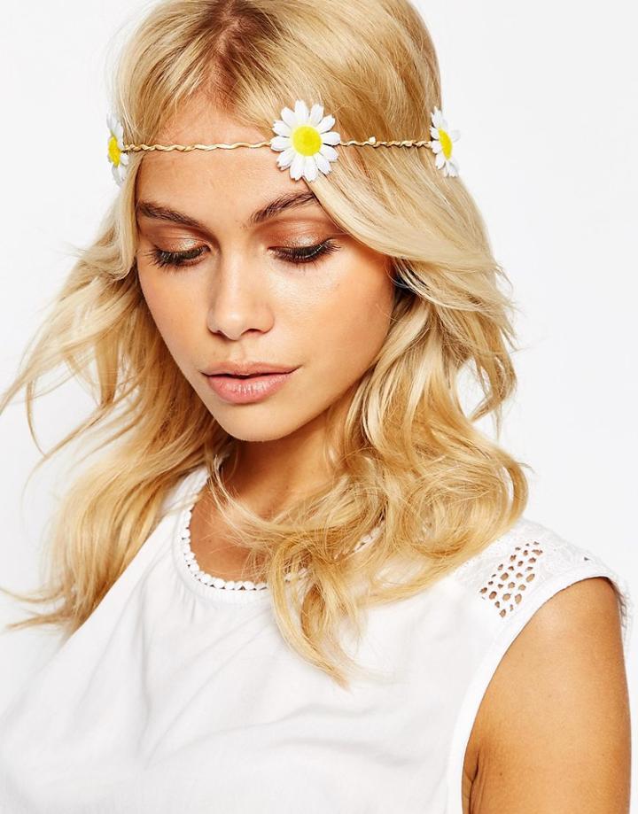 Asos Sunny Daisy Hair Clip - White