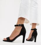 New Look Heeled Sandal-black