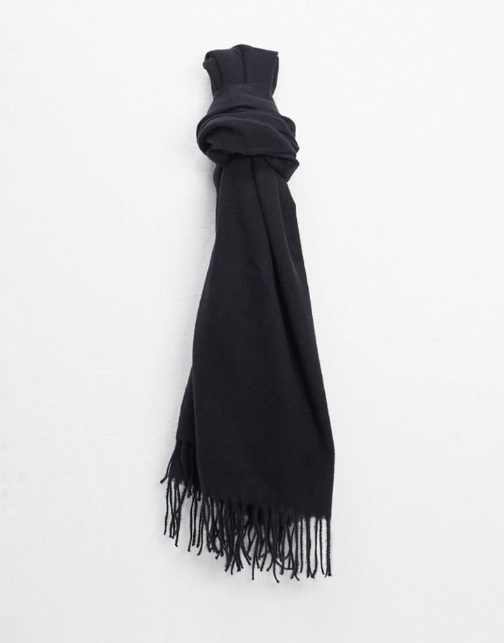 Bershka Scarf In Black
