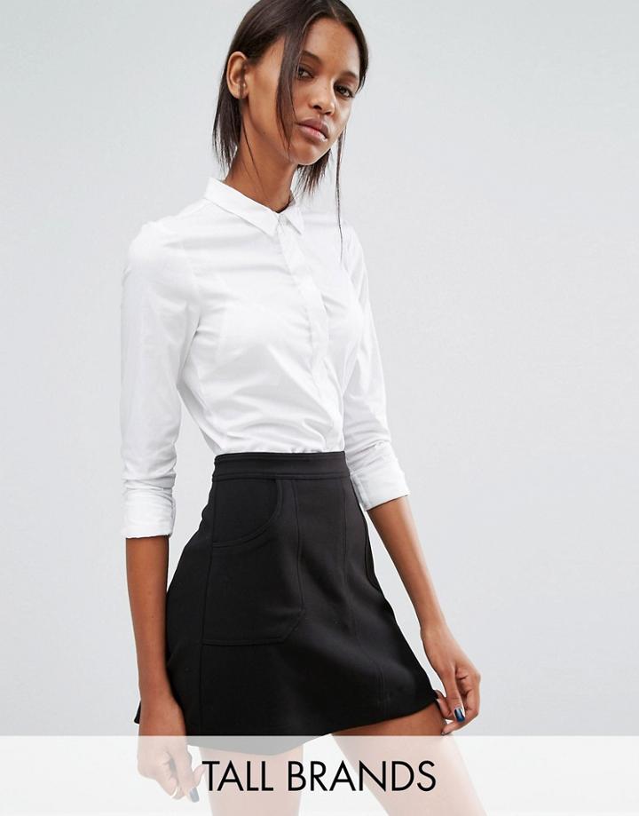Vero Moda Tall Tailored Shirt - White