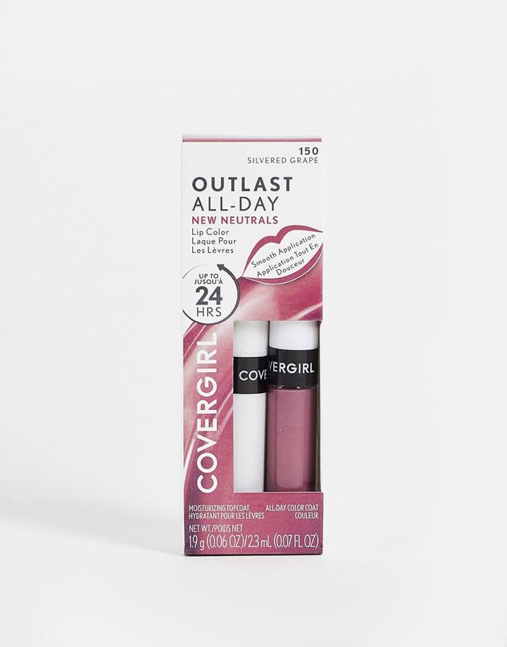 Covergirl Outlast All-day Lip Color With Topcoat In Good Mauve-red