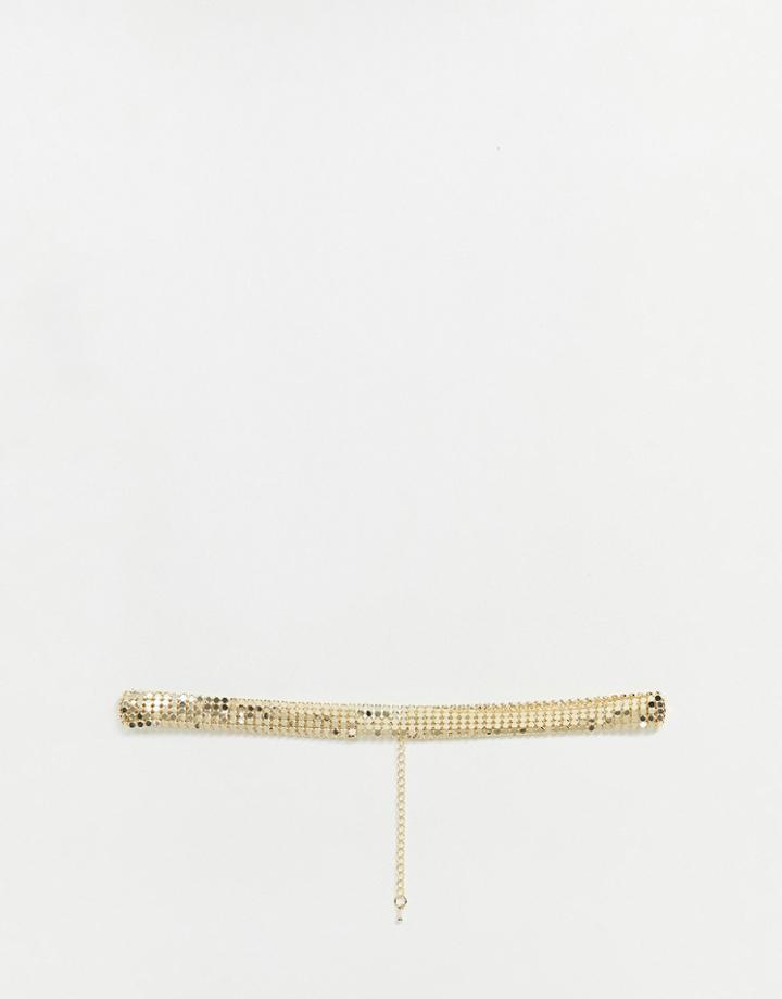 Ashiana Chunky Statement Collar Necklace - Gold