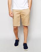 Lyle & Scott Chino Shorts In Sand - Dark Sand