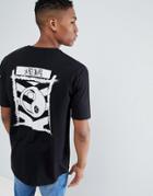 Le Breve Peace Sign Oversized T-shirt - Black