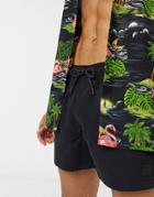 Topman Recycled Swim Shorts In Black