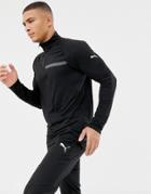 Puma Running 1/4 Zip Sweat In Black 517010-07 - Black