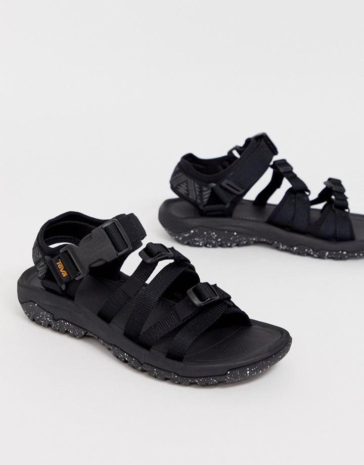 Teva Hurricane Alp Tech Sandals In Black - Black