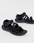 Teva Hurricane Alp Tech Sandals In Black - Black