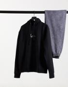 Karl Kani Signature Small Logo Hoodie In Black