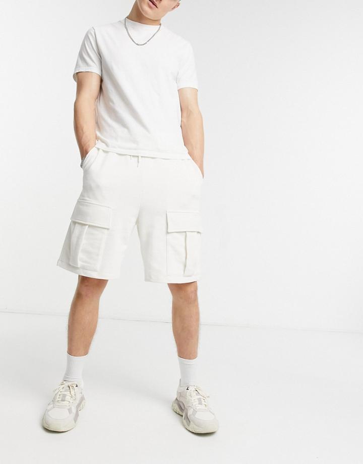 Asos 4505 Sweat Shorts With Cargo Pockets-green