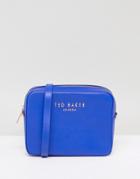 Ted Baker Crossbody Bag With Statement Logo - Blue