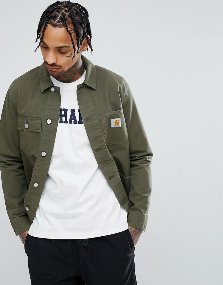 Carhartt Wip Michigan Chore Jacket In Green - Green